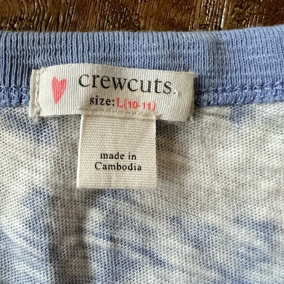 Crewcuts Blue and Cream Tie-Dye Tank Top - Picture 2 of 3